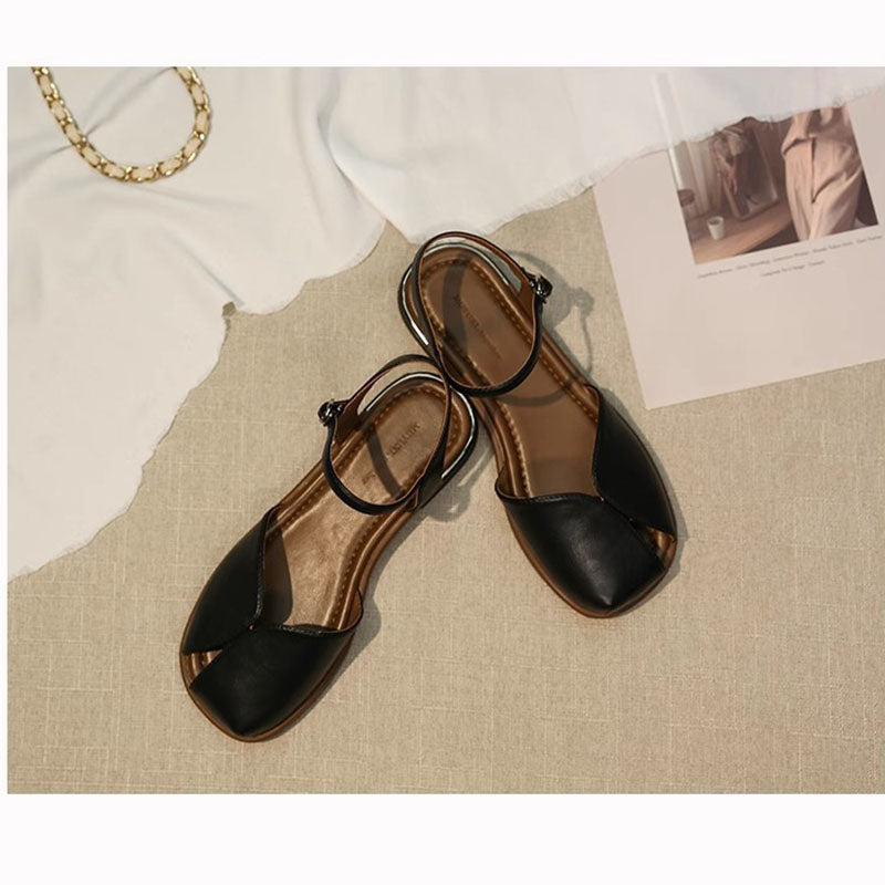 Summer Retro Casual Soft Flat Roman Sandals