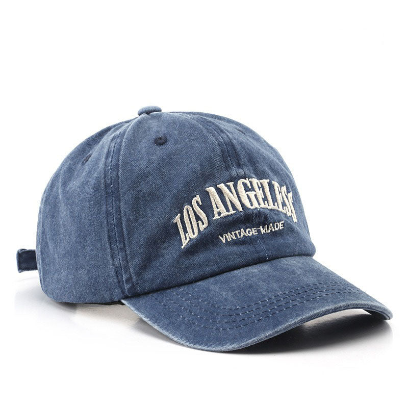 Retro Baseball Cap Wash Cotton Couples Cap