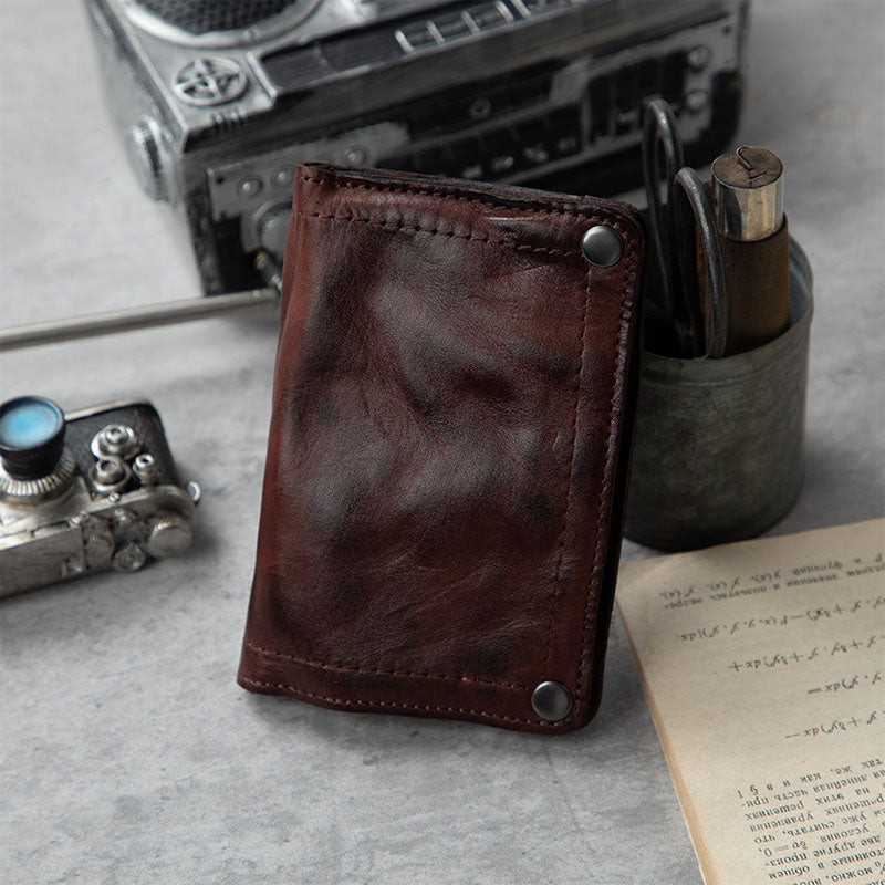 Retro Handmade Genuine Leather Wallet