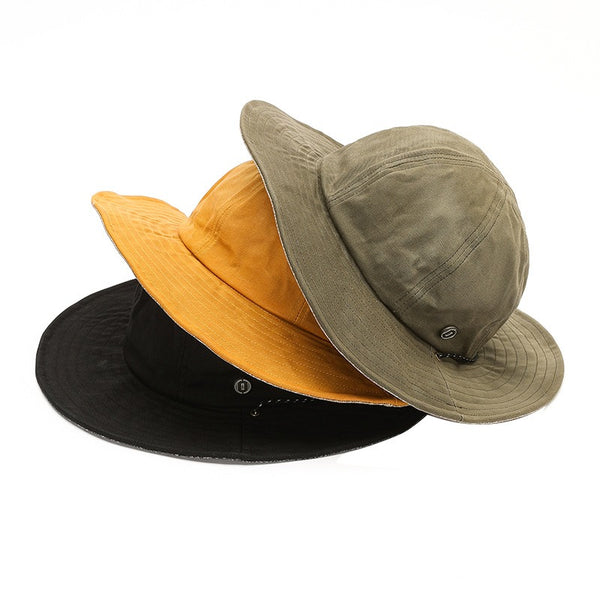 New Style Wax Cloth Fisherman Hat Outdoor Sun Protection Hat