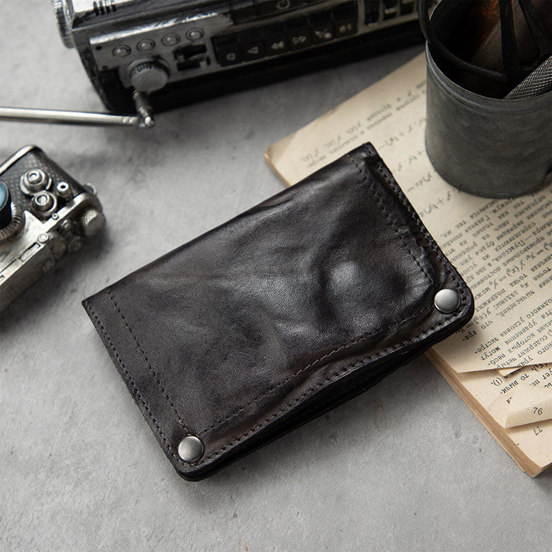 Retro Handmade Genuine Leather Wallet