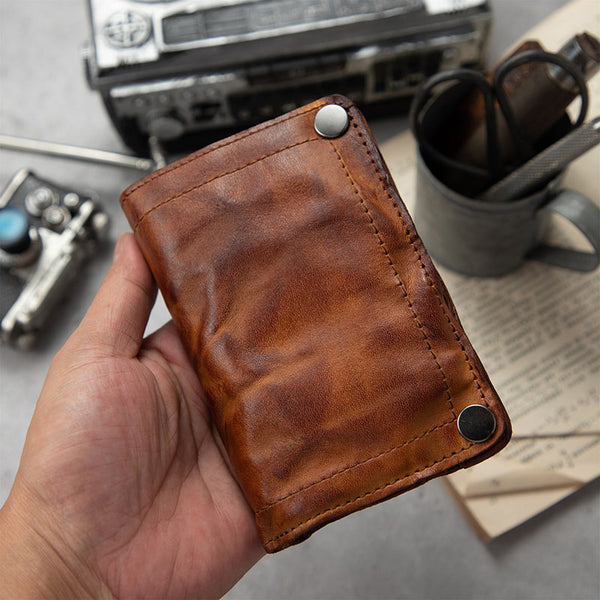 Retro Handmade Genuine Leather Wallet