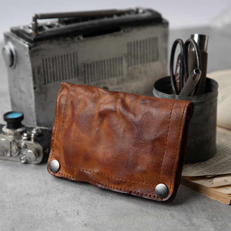 Retro Handmade Genuine Leather Wallet