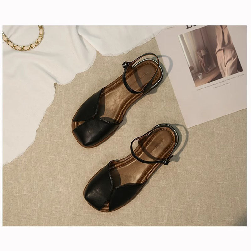 Summer Retro Casual Soft Flat Roman Sandals