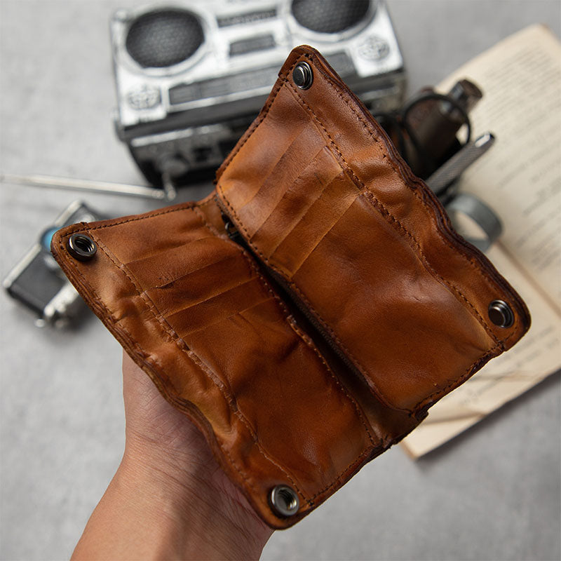 Retro Handmade Genuine Leather Wallet