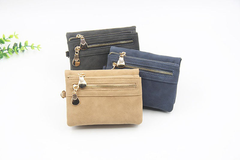 Retro Mini Zipper  Women's Wallet