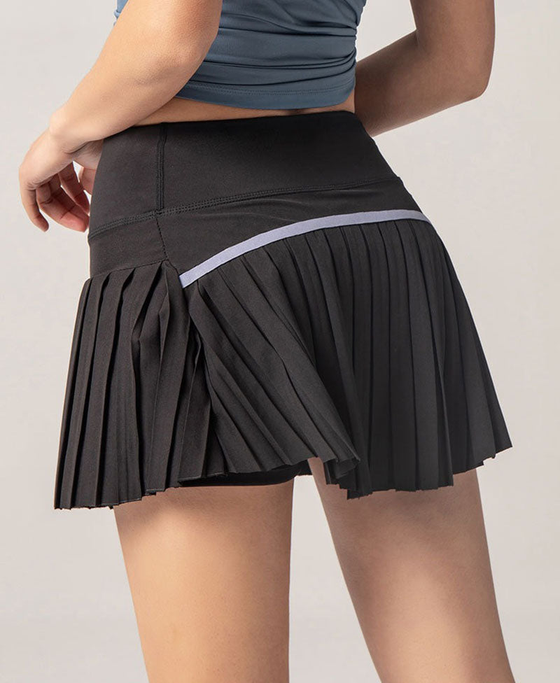 Sports Quick Drying Fake Two-piece Pleated Skirt Shorts