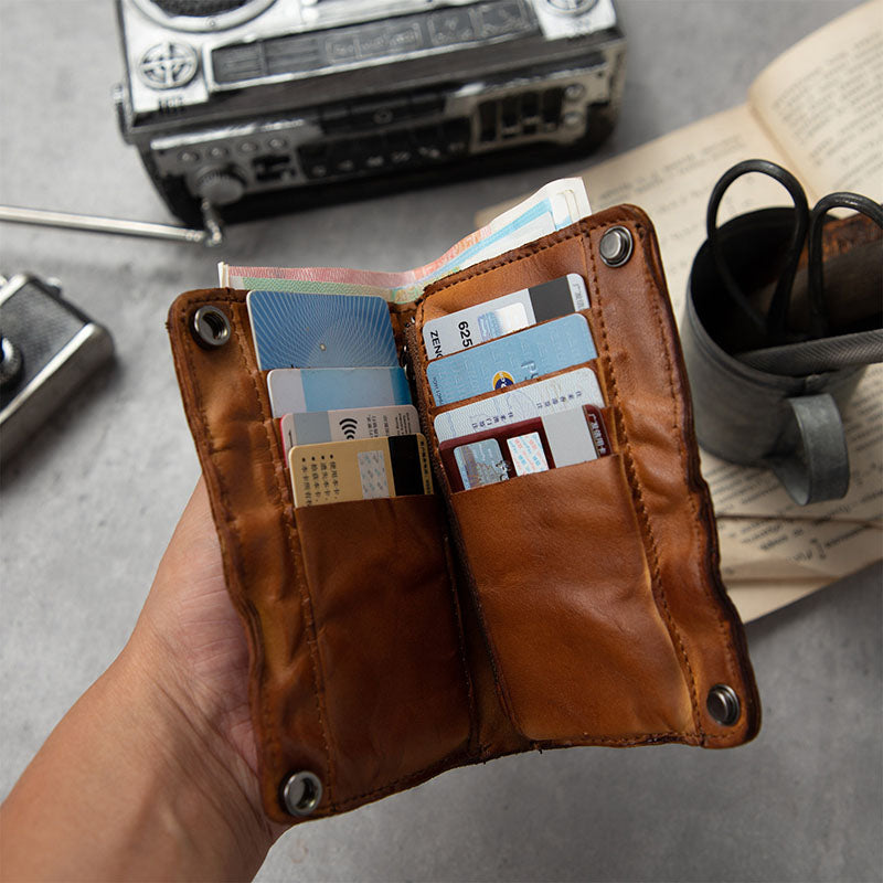 Retro Handmade Genuine Leather Wallet