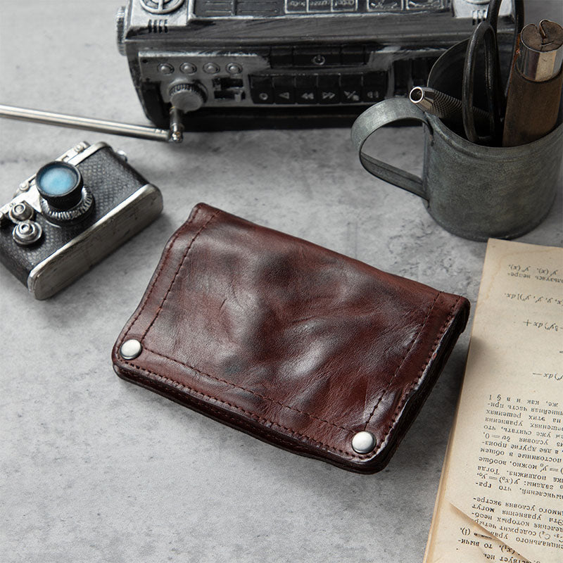 Retro Handmade Genuine Leather Wallet