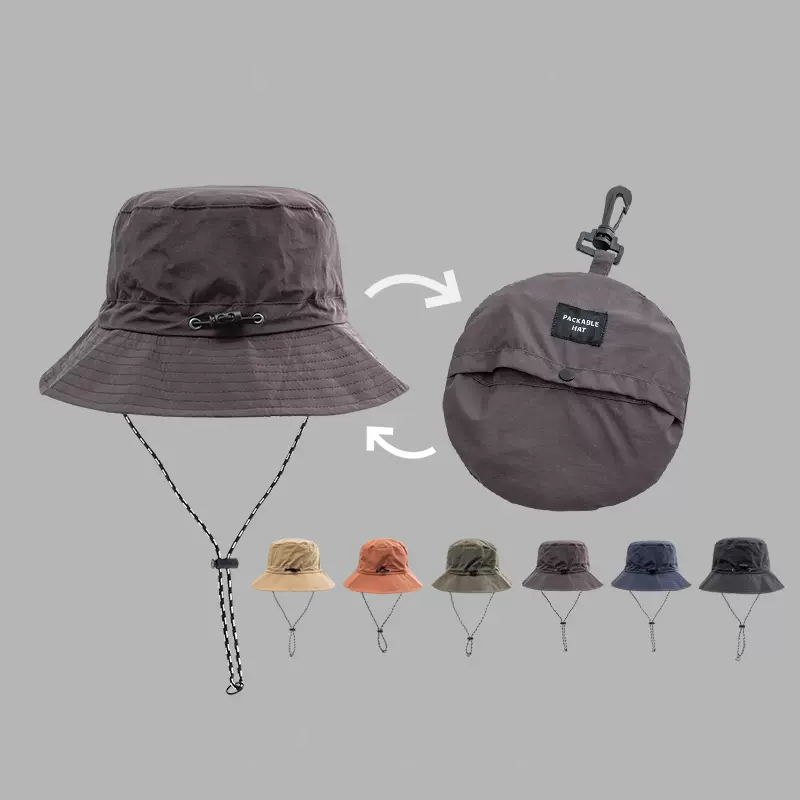 Outdoor Foldable Basin Cap Quick Drying Waterproof Fisherman's Hat