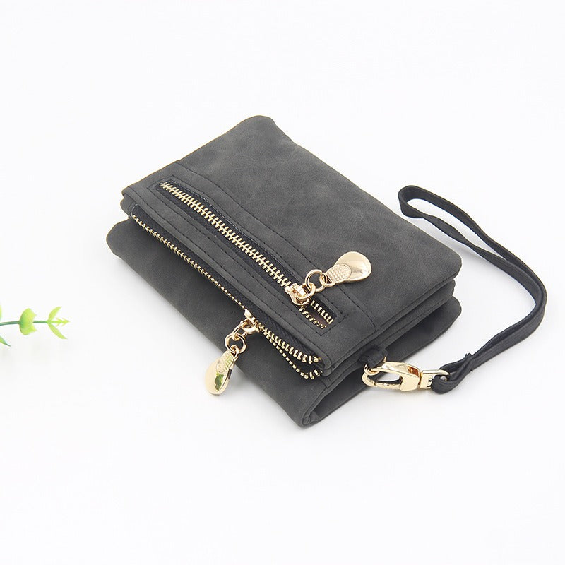 Retro Mini Zipper  Women's Wallet