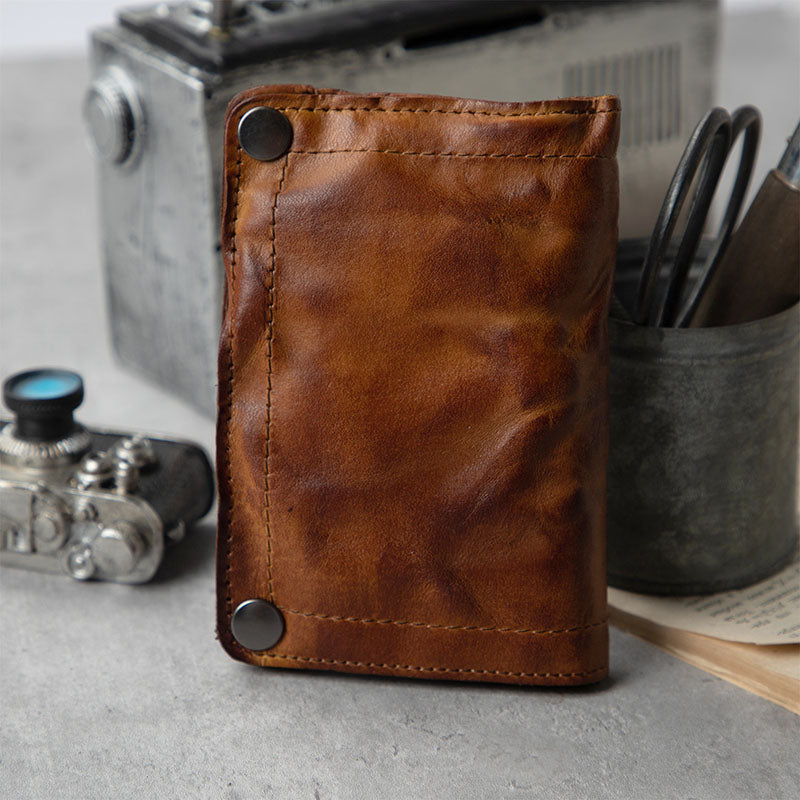 Retro Handmade Genuine Leather Wallet