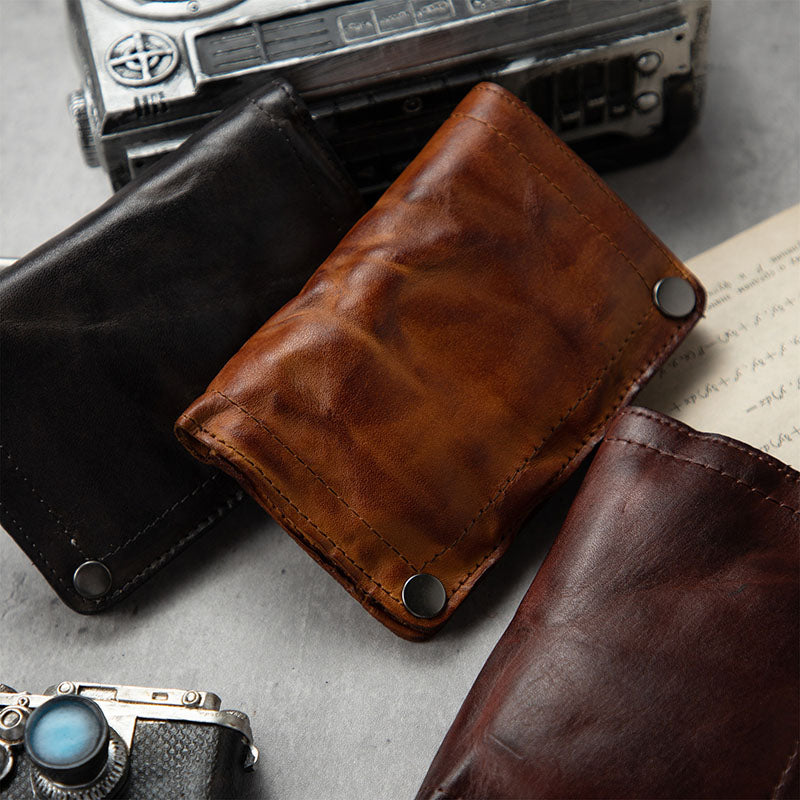 Retro Handmade Genuine Leather Wallet