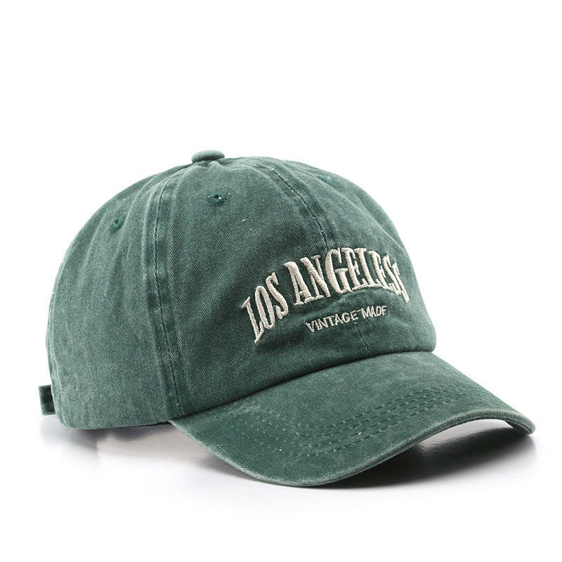 Retro Baseball Cap Wash Cotton Couples Cap