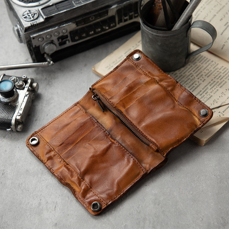 Retro Handmade Genuine Leather Wallet