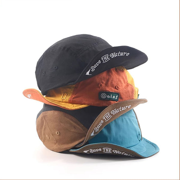 Retro Flip Hat Outdoor Quick Dry Breathable Casual Hat