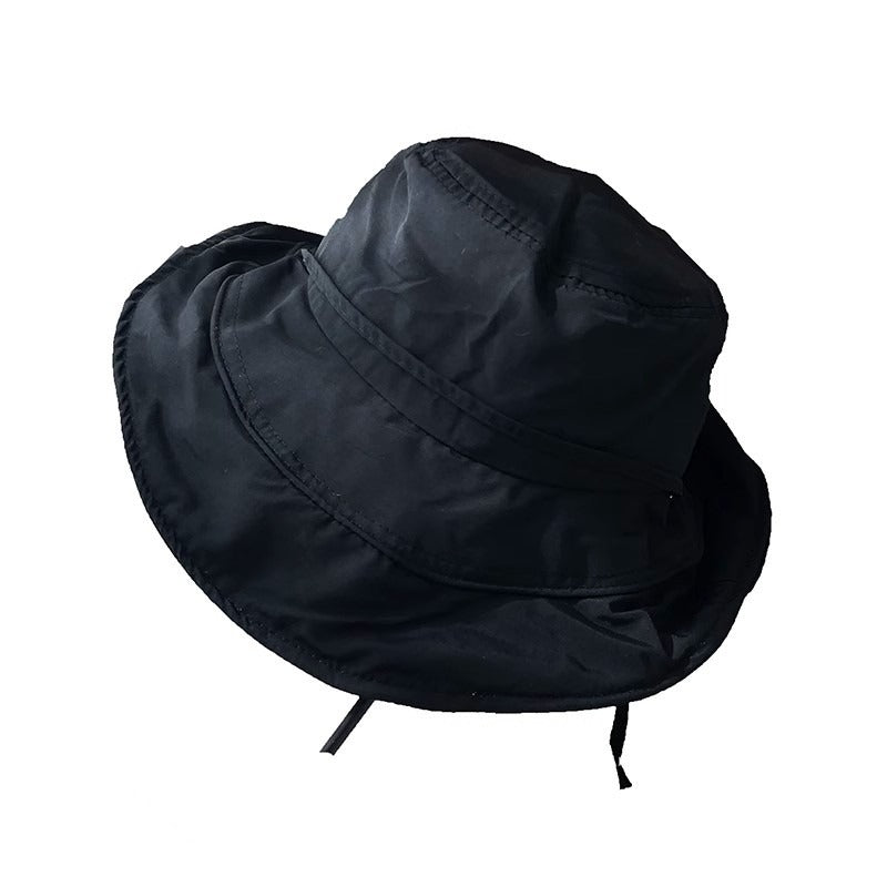 Summer Large Brimmed Sun Protection Quick Drying Foldable Fisherman Hat