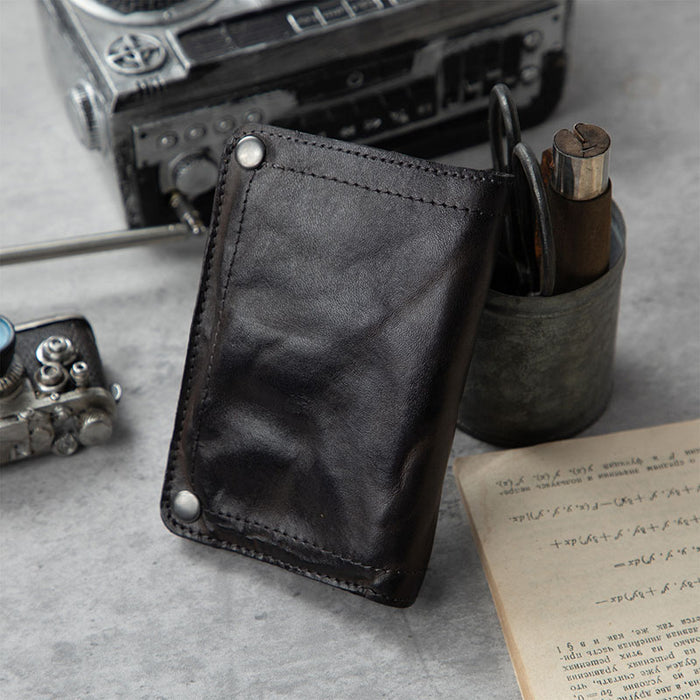 Retro Handmade Genuine Leather Wallet