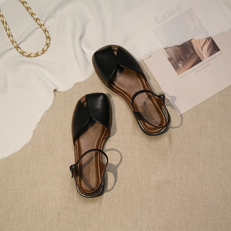 Summer Retro Casual Soft Flat Roman Sandals