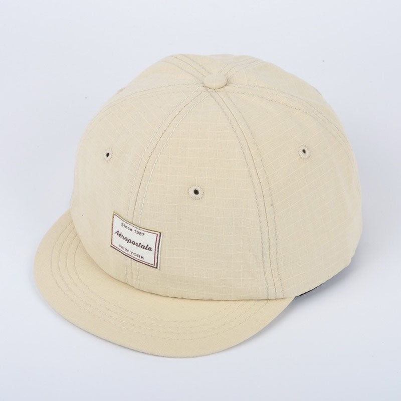 Spring and Summer Retro Personality Short Brim Men and Women Lovers Soft Top Baseball Cap