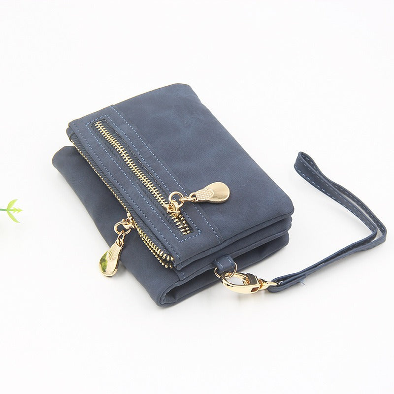 Retro Mini Zipper  Women's Wallet