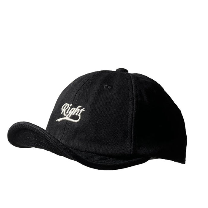 Retro Flip Hat  Casual Short Brim Baseball Cap