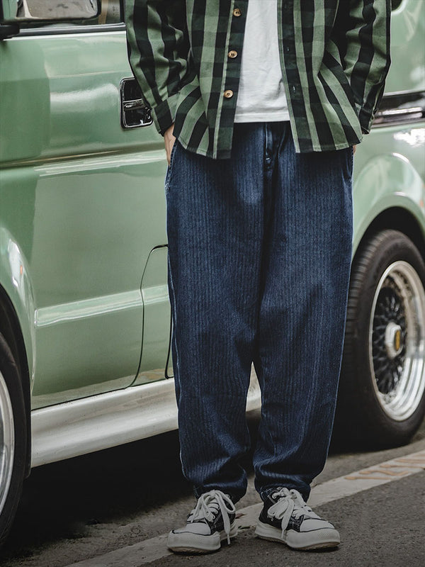 Retro Denim Easy Pants