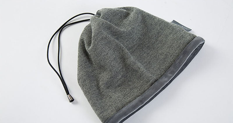 Retro Thermal Wool Knitted Hat & Scarf Set