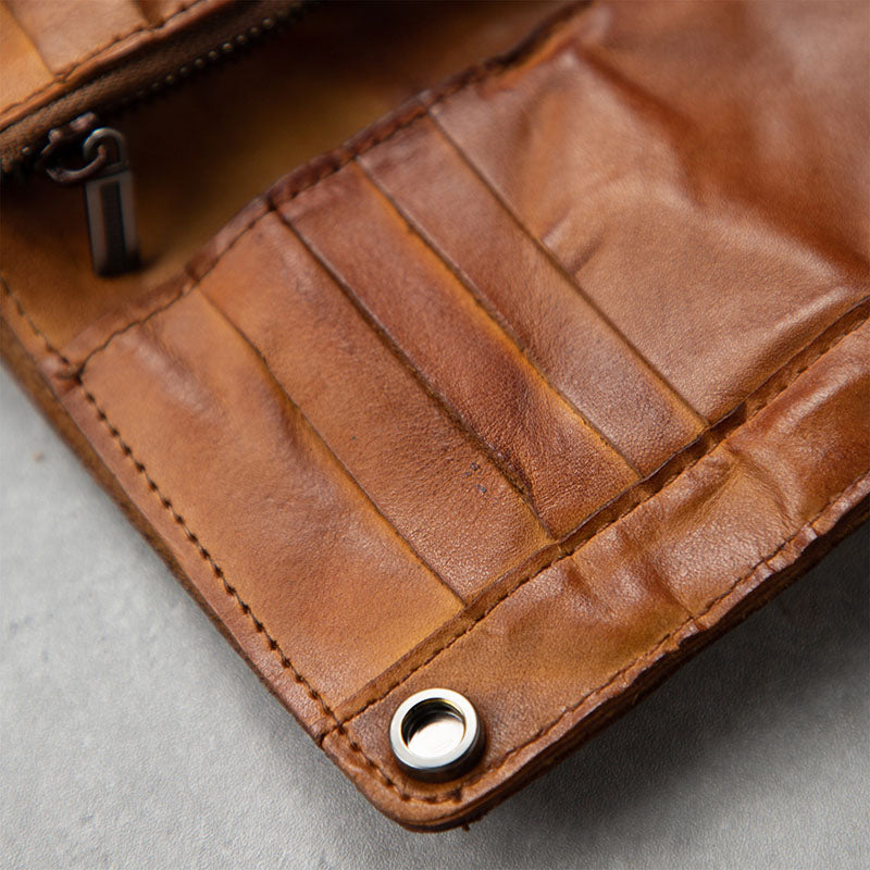 Retro Handmade Genuine Leather Wallet