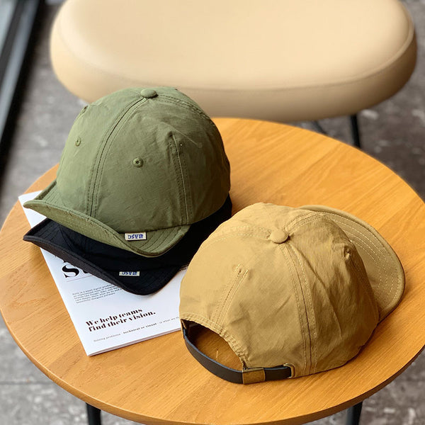 Retro Flip Hat Summer Quick-drying Breathable Foldable Baseball Cap