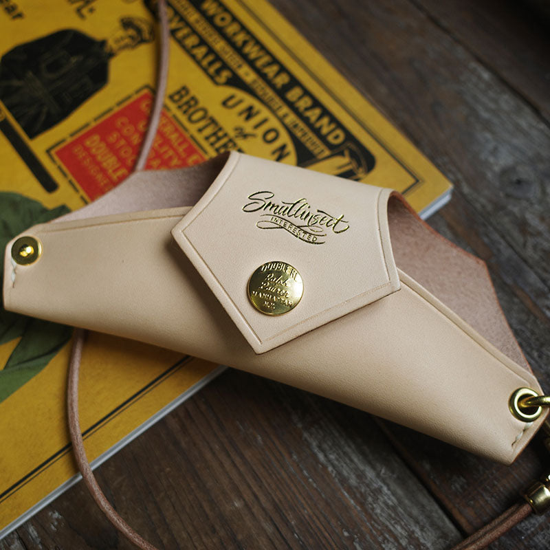 Retro Handmade Leather Glasses Case