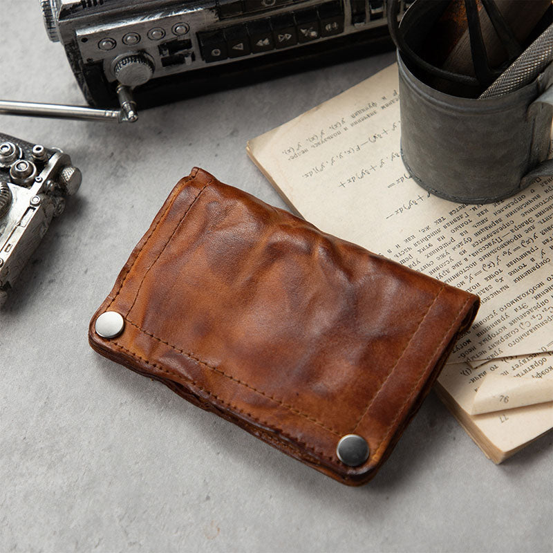 Retro Handmade Genuine Leather Wallet